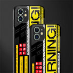 warning glass case for iphone 12 mini image-2