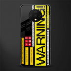 warning glass case for oneplus 7t image