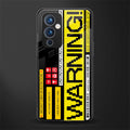 warning back phone cover | glass case for oneplus 9