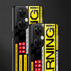 warning back phone cover | glass case for oneplus nord ce 3 lite