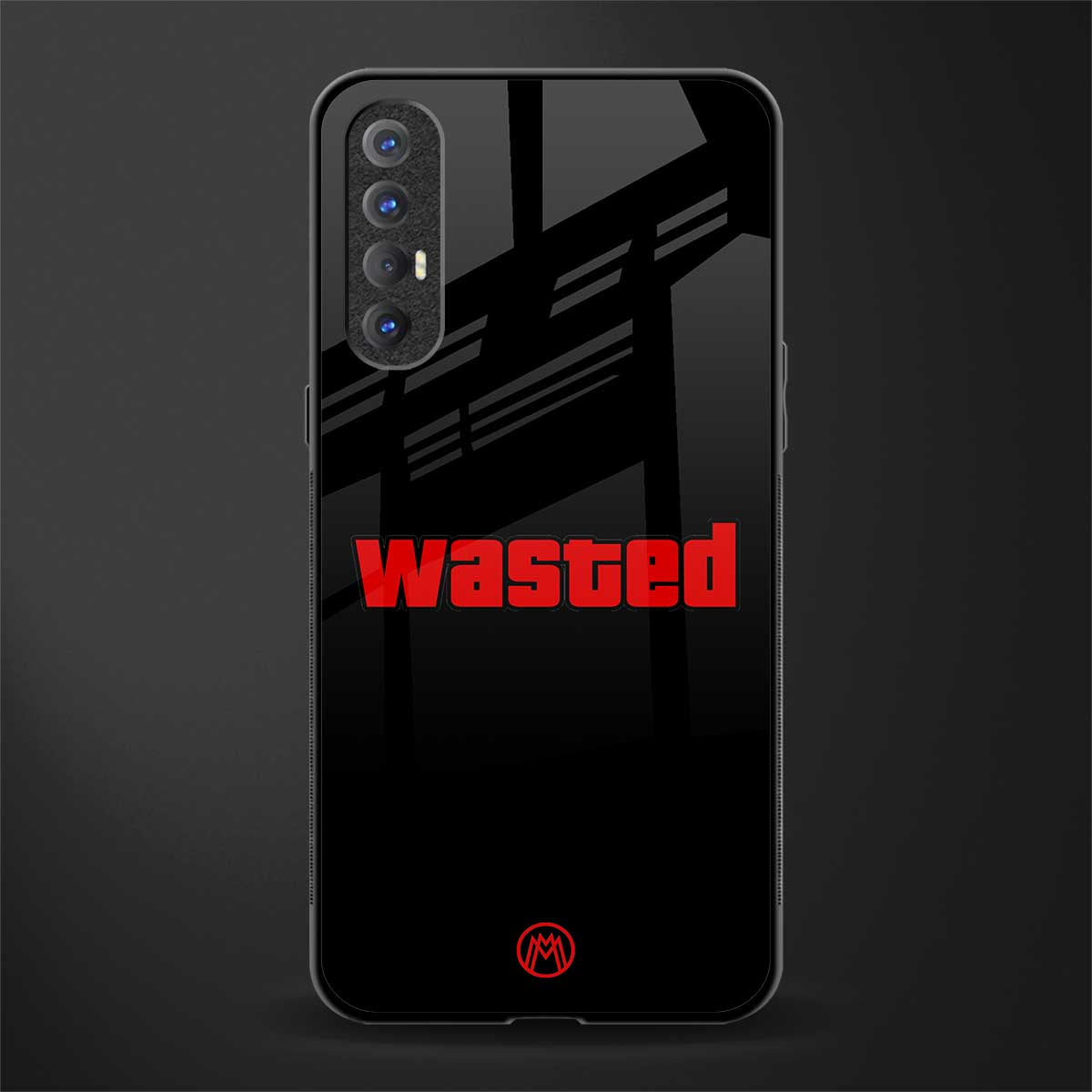 wasted glass case for oppo reno 3 pro image