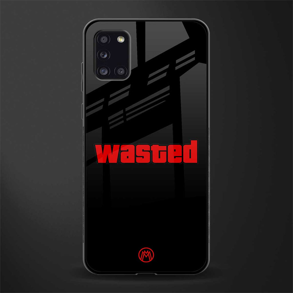 wasted glass case for samsung galaxy a31 image