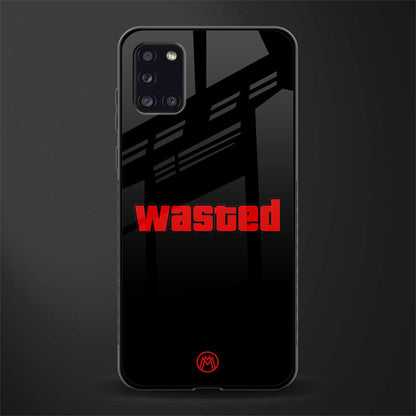 wasted glass case for samsung galaxy a31 image