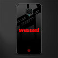 wasted glass case for redmi note 9 pro image