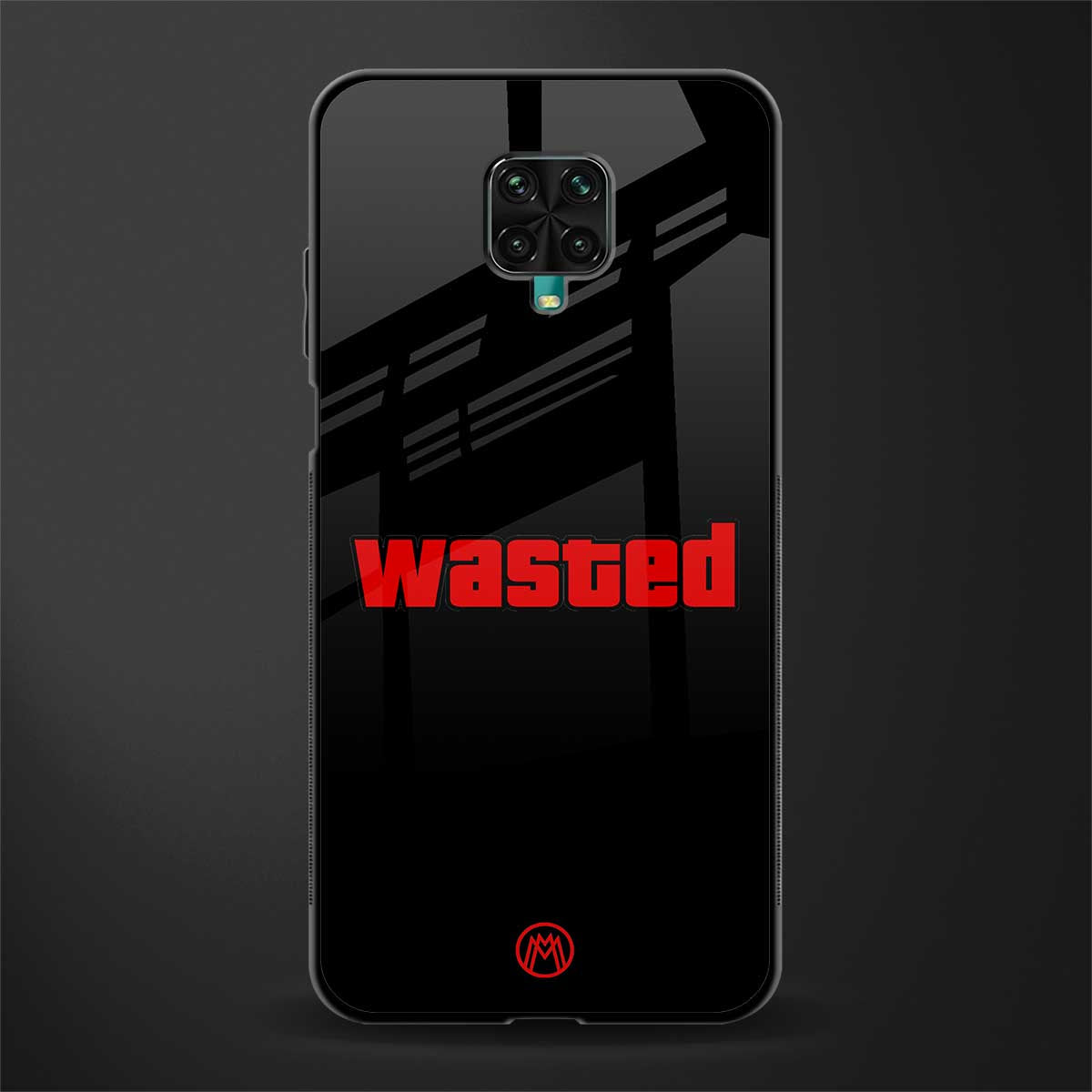 wasted glass case for redmi note 9 pro image