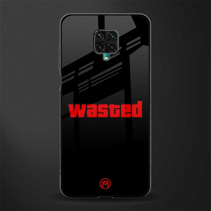 wasted glass case for redmi note 9 pro image