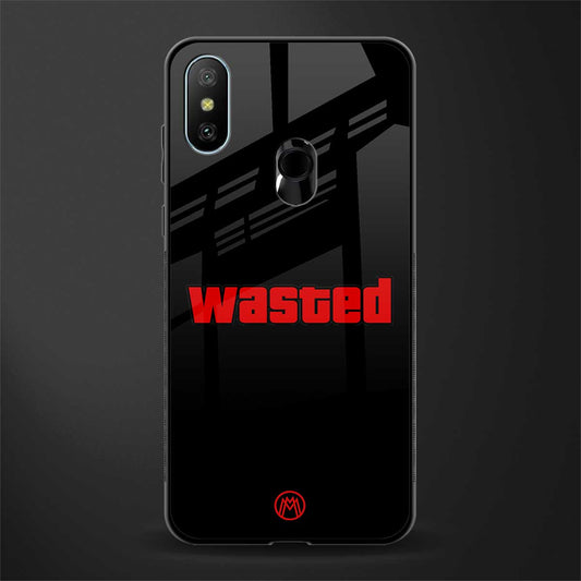 wasted glass case for redmi 6 pro image