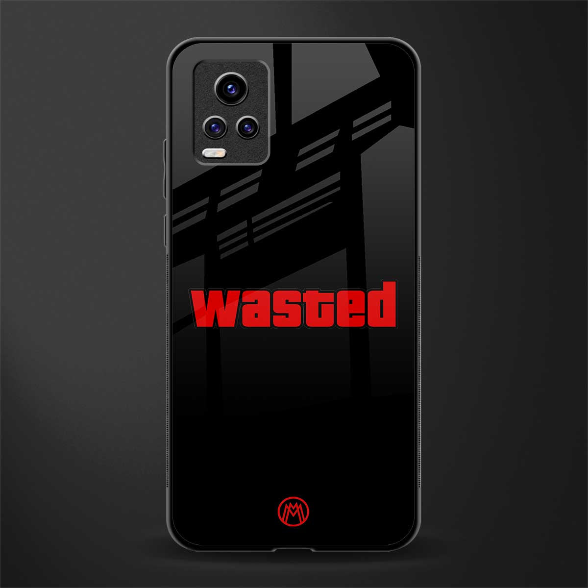 wasted back phone cover | glass case for vivo y73