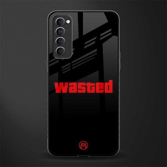 wasted glass case for oppo reno 4 pro image