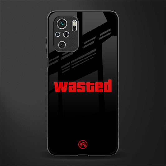 wasted glass case for redmi note 10 image