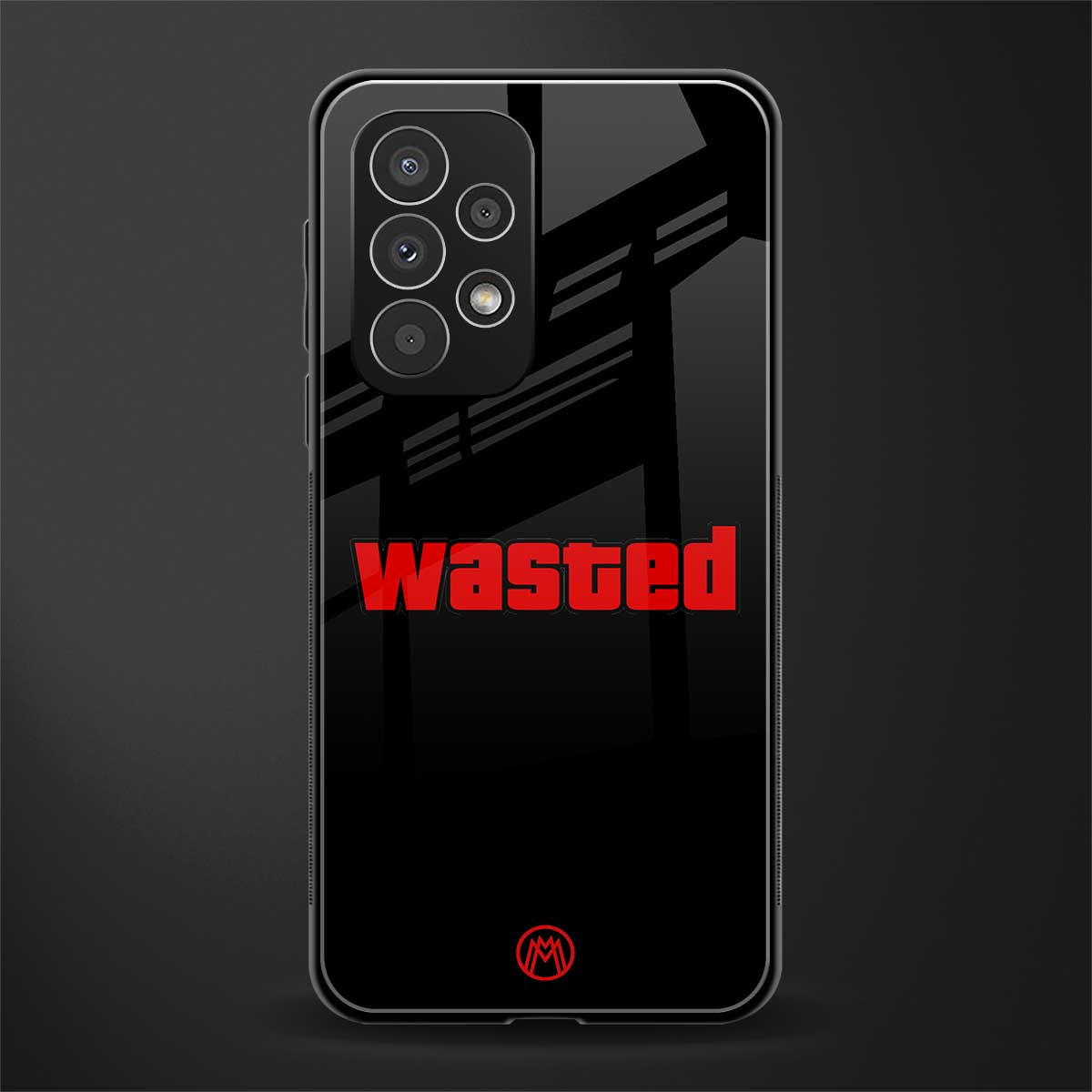 wasted back phone cover | glass case for samsung galaxy a53 5g