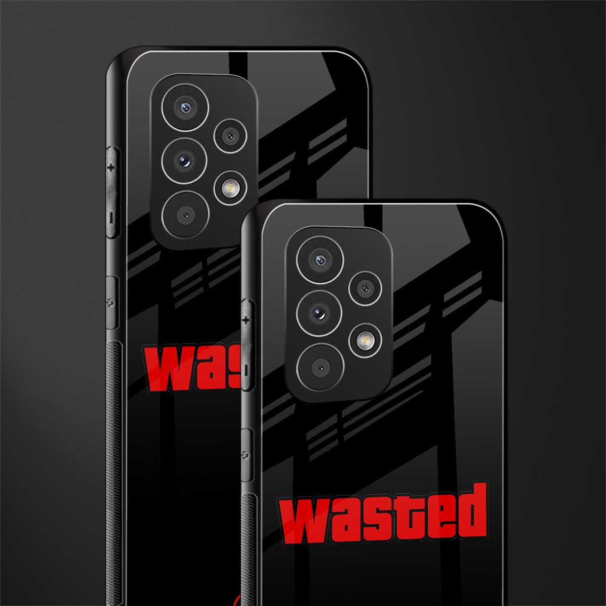 wasted back phone cover | glass case for samsung galaxy a73 5g