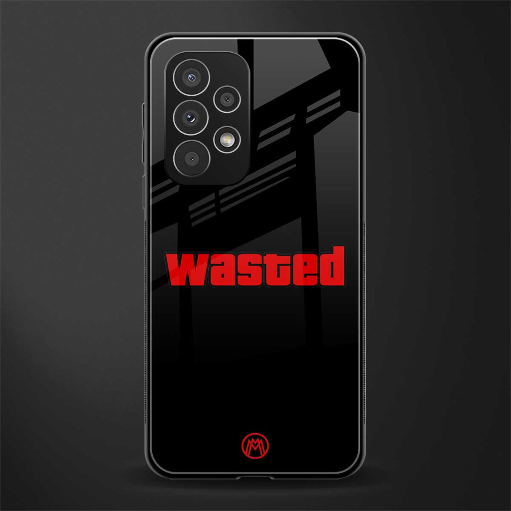 wasted back phone cover | glass case for samsung galaxy a73 5g