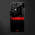 wasted back phone cover | glass case for samsung galaxy a73 5g