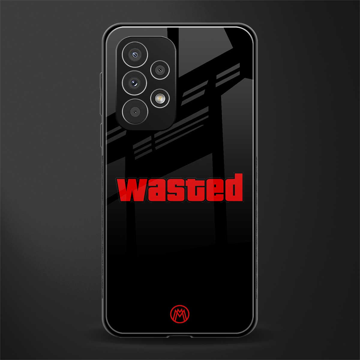 wasted back phone cover | glass case for samsung galaxy a73 5g