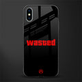 wasted glass case for iphone x image