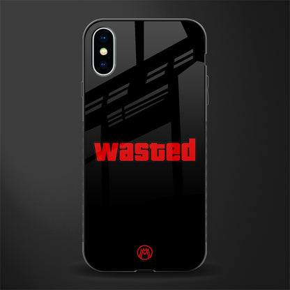 wasted glass case for iphone x image