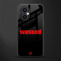 wasted back phone cover | glass case for oppo f21 pro 5g