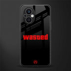 wasted back phone cover | glass case for oppo f21 pro 5g