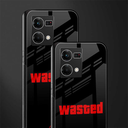 wasted back phone cover | glass case for oppo f21 pro 4g