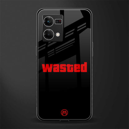 wasted back phone cover | glass case for oppo f21 pro 4g