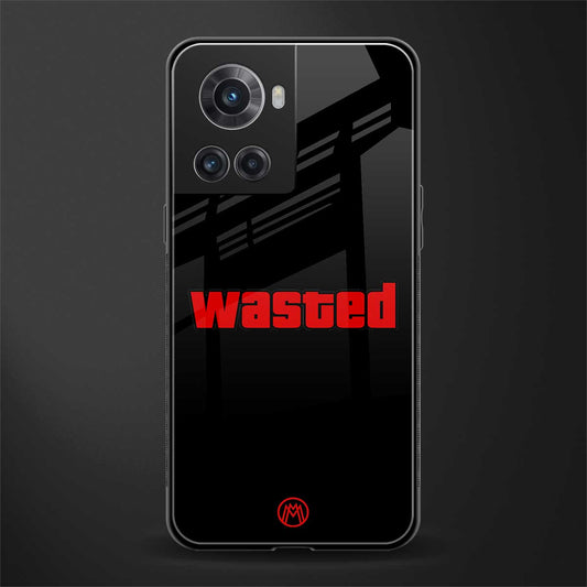 wasted back phone cover | glass case for oneplus 10r 5g