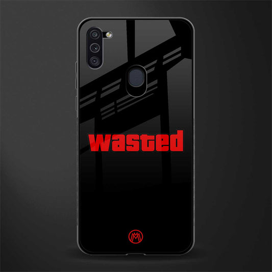 wasted glass case for samsung galaxy m11 image