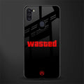 wasted glass case for samsung galaxy m11 image