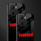 wasted back phone cover | glass case for vivo y16