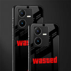 wasted back phone cover | glass case for vivo y22