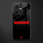 wasted back phone cover | glass case for vivo y22