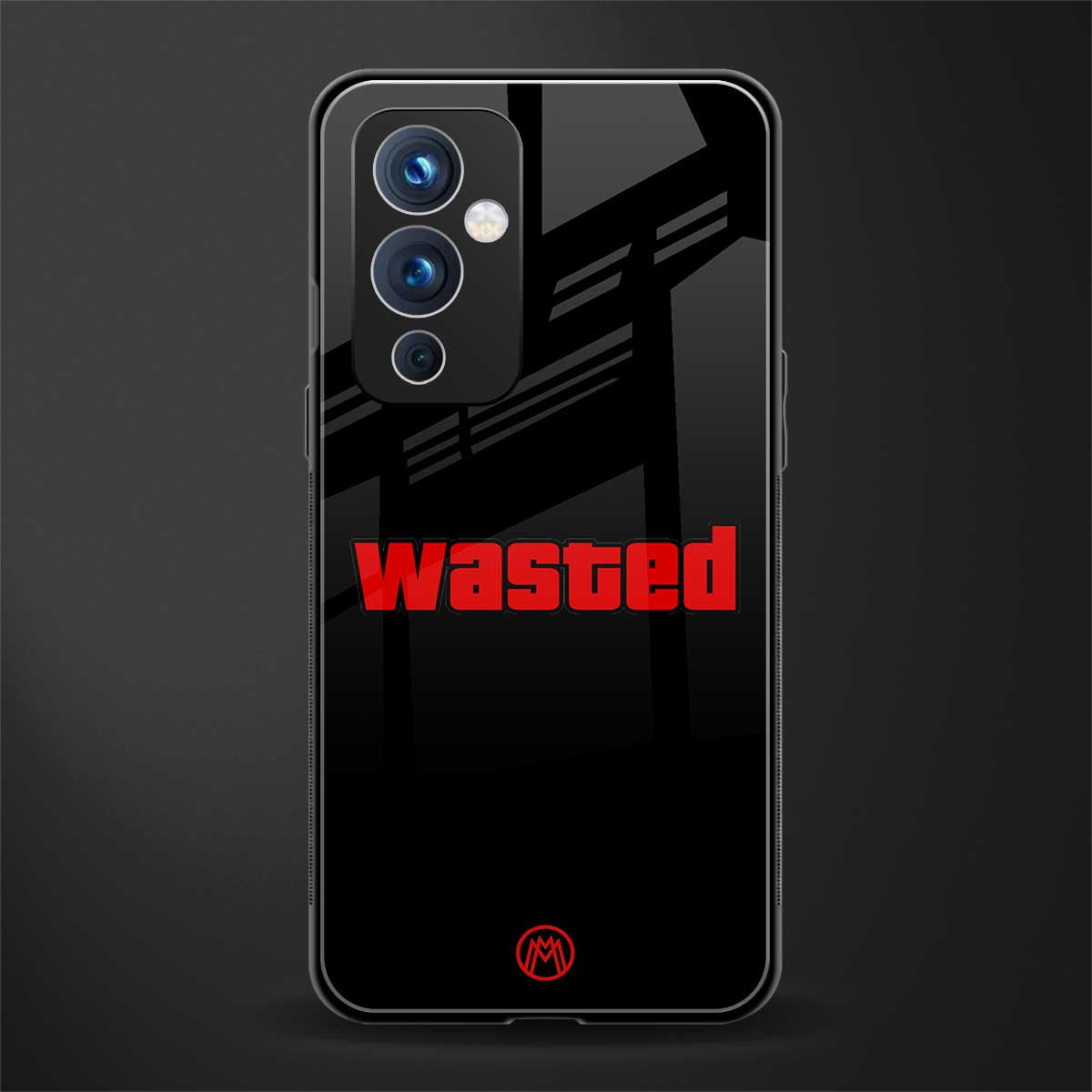 wasted back phone cover | glass case for oneplus 9
