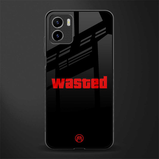 wasted back phone cover | glass case for vivo y72