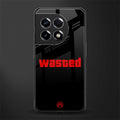 wasted back phone cover | glass case for oneplus 11r