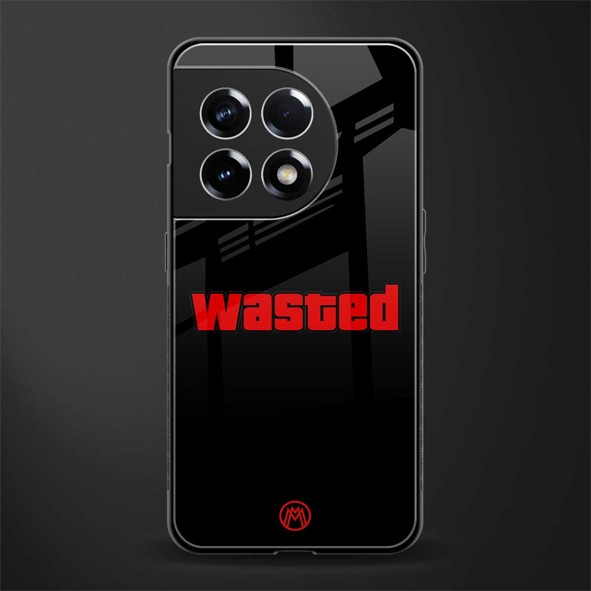 wasted back phone cover | glass case for oneplus 11r