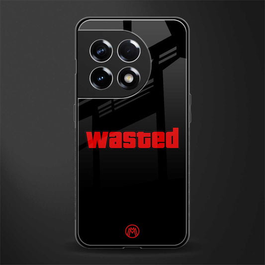 wasted back phone cover | glass case for oneplus 11r
