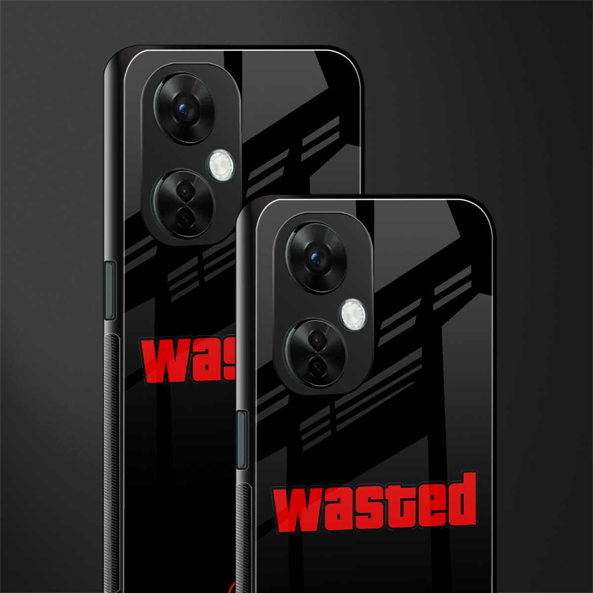 wasted back phone cover | glass case for oneplus nord ce 3 lite