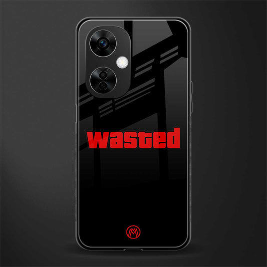 wasted back phone cover | glass case for oneplus nord ce 3 lite