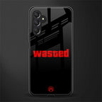 wasted back phone cover | glass case for samsun galaxy a24 4g