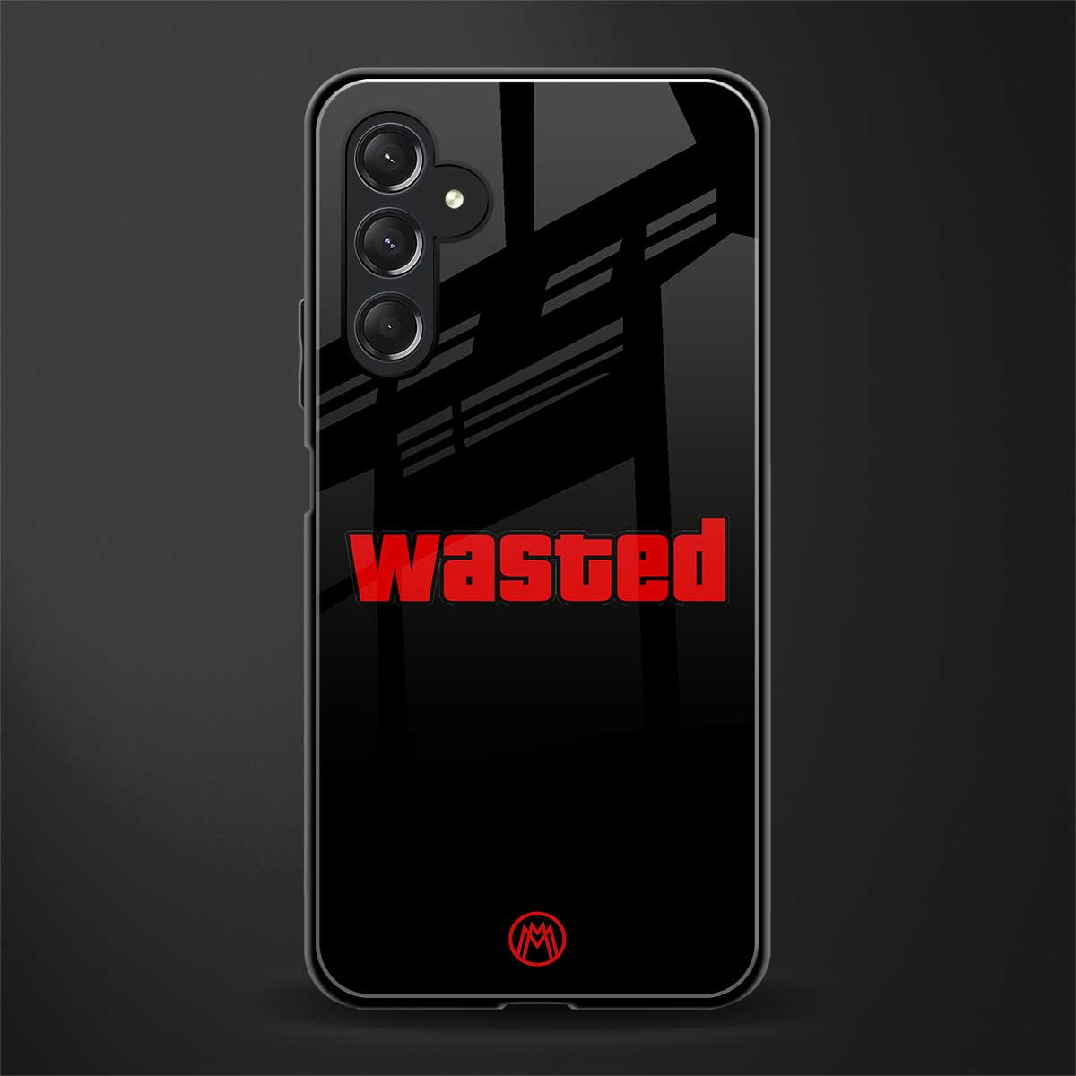 wasted back phone cover | glass case for samsun galaxy a24 4g