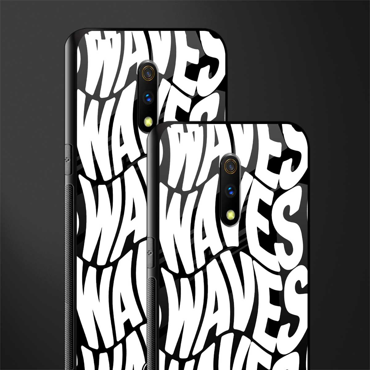 waves glass case for realme x image-2