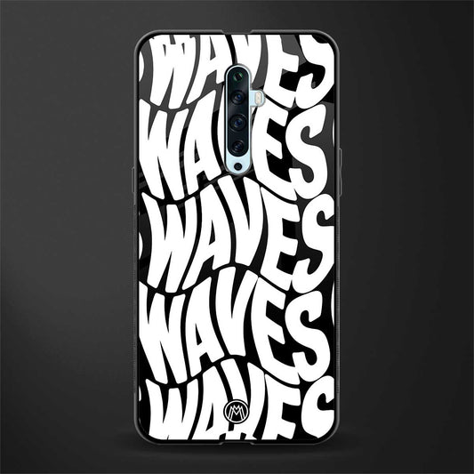 waves glass case for oppo reno 2z image
