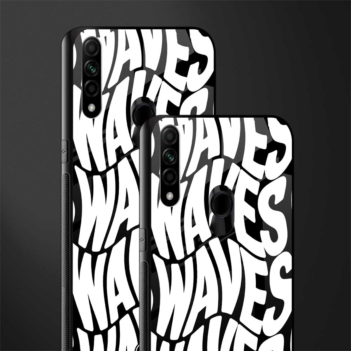 waves glass case for oppo a31 image-2