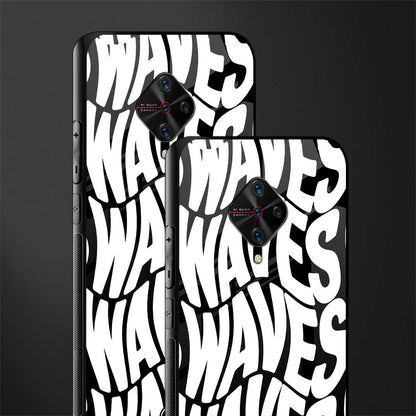 waves glass case for vivo s1 pro image-2