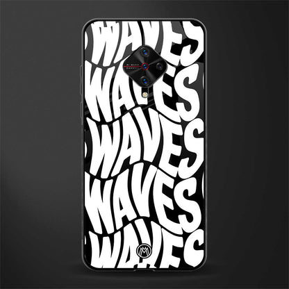 waves glass case for vivo s1 pro image
