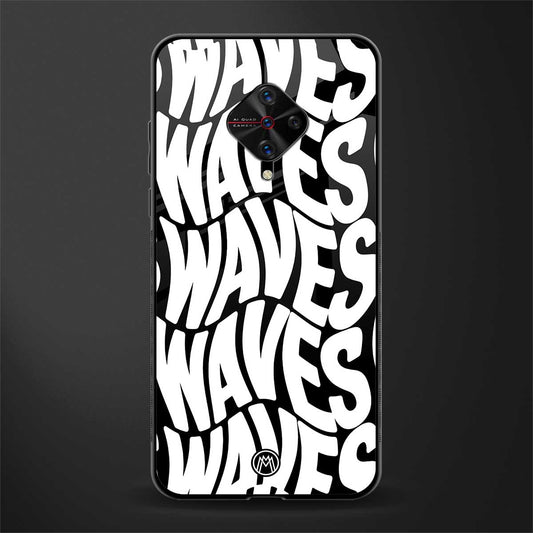waves glass case for vivo s1 pro image