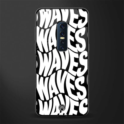 waves glass case for vivo v17 pro image