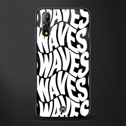 waves glass case for vivo s1 image