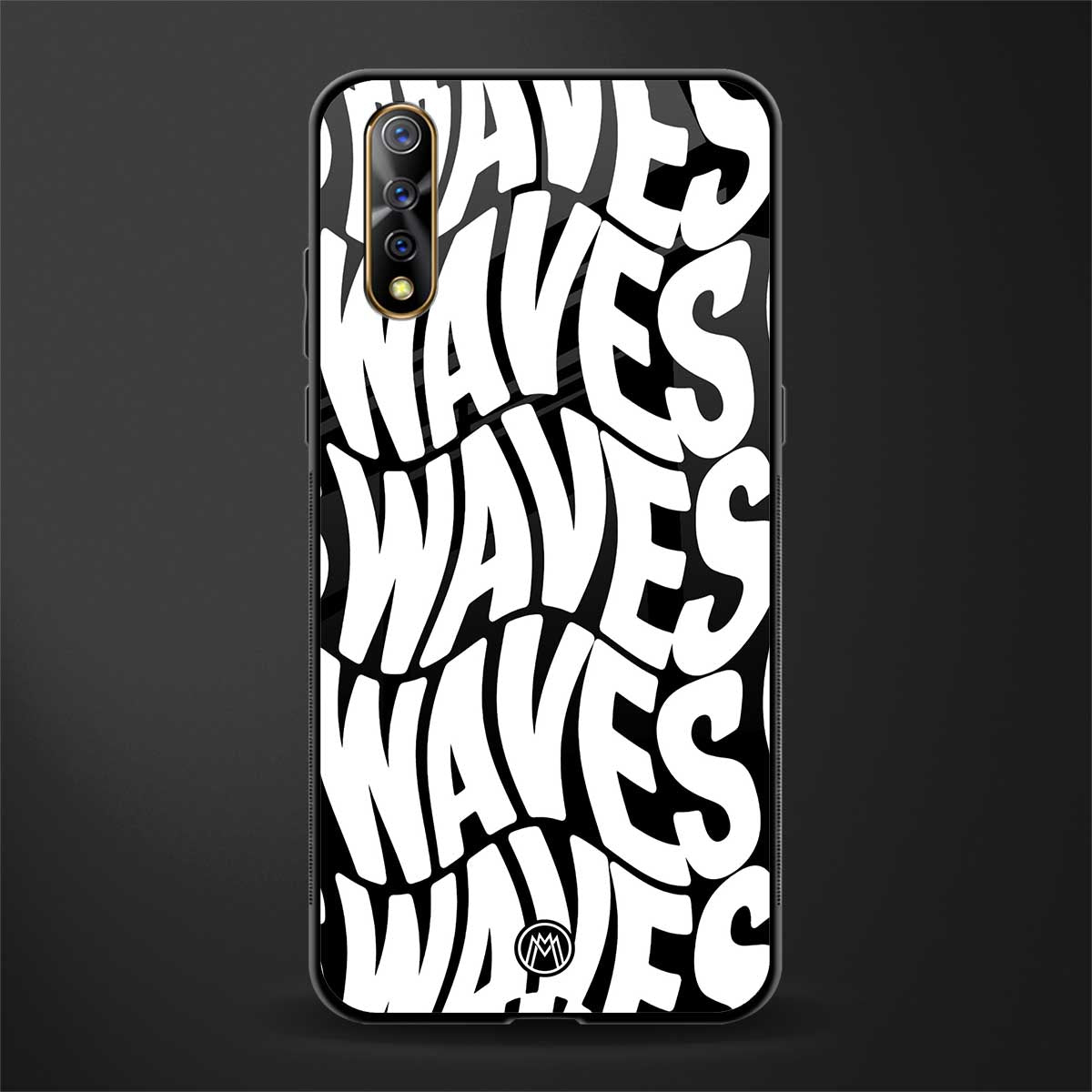 waves glass case for vivo z1x image