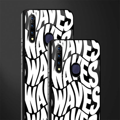 waves glass case for vivo z1 pro image-2